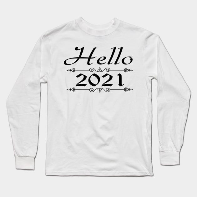 2021 new year Long Sleeve T-Shirt by Aymen designer 